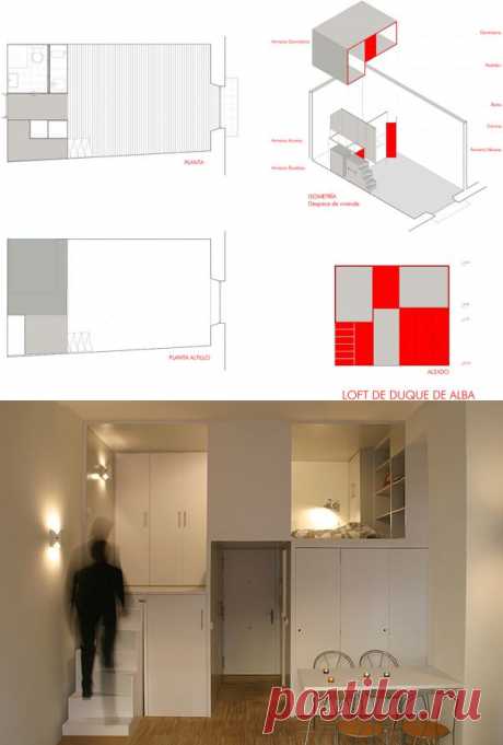 Нестандартный интерьер для маленькой квартиры - Наши дома