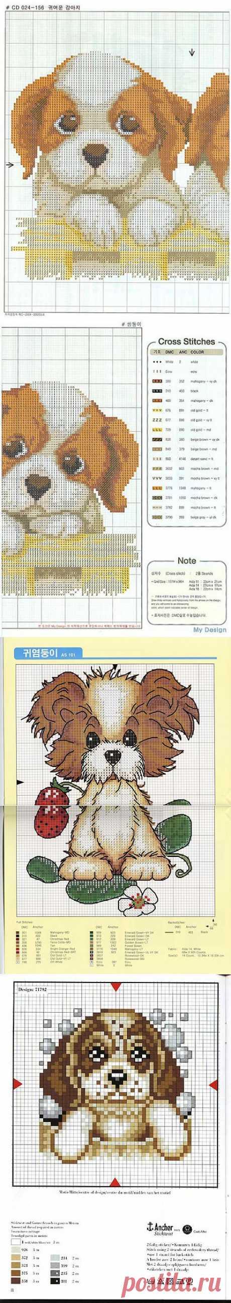 Вышивка /собачки/ 2: Дневник группы &quot;Клуб рукоделия&quot; - Страна Мам