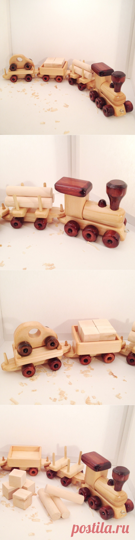 Купить игрушку деревянный паровозик №2 от ART WOOD | Mellroot