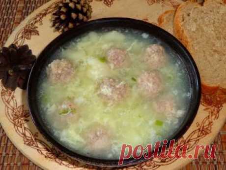 Суп с фрикадельками и яйцом - Кормежка.ру