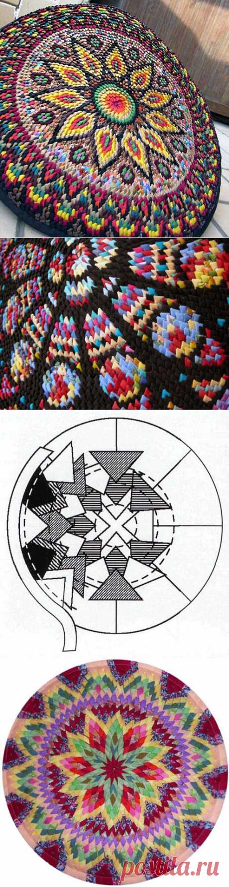 Потрясающие коврики-кругляши + подробный МК. Возраждаем традиции!