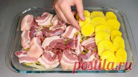 Вкусная Жизнь | Покупаю дешевую свиную грудинку и готовлю вкусный ужин для всей семьи: съедают с удовольствием