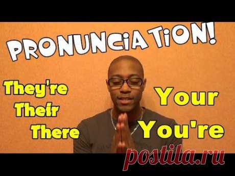 Pronunciation: There Their and They're - YouTube