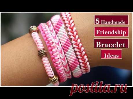 5 Handmade Friendship Bracelets Ideas| How To Make Thread Bracelet At Home |DIY Jewelry|Creation&you