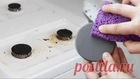 Самый легкий способ почистить горелки газовой плиты