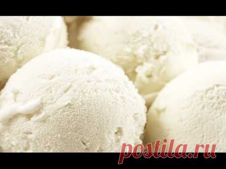 Приготовление натурального ванильного мороженого в домашних условиях;)