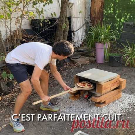 Recette On a construit un four à pizza maison pour moins de 100 € sur Chefclub original Recette de Pizza pour 1 personne. Difficulté :  - Aussi bon qu'au restaurant ? La réponse en images