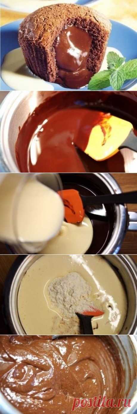 Как приготовить фондан шоколадный - рецепт, ингридиенты и фотографии