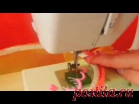 Машинная Вышивка Как научится вышивать на простой швейной машинке Декоративные швы