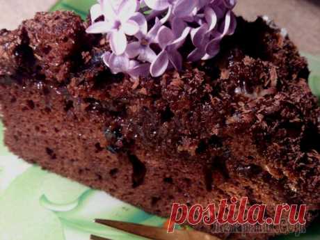 Шоколадный пирог &quot;кочки&quot; с черносливом - безумно вкусно!