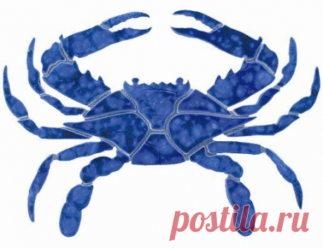 Ceramic Blue Crab