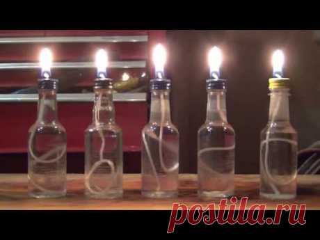 How to make small oil candles