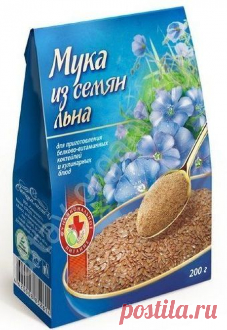 Целебный напиток на основе льняной муки