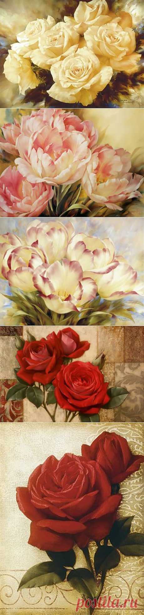Удивительно красивые картины художника Игоря Левашова | Цветы.