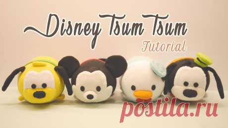 Ursinhos de pelucia Disney Tsum Tsum passo a passo - Criativo Ok