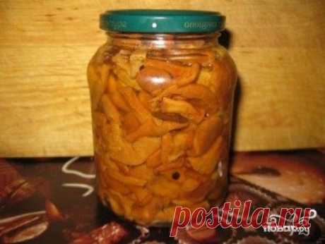 Маринованные лисички с яблочным уксусом - пошаговый рецепт с фото на Повар.ру
