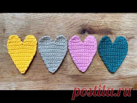 ♥️♥️♥️ CROCHET HEART сердечко вязаное крючком crochet pattern free @shoddikate