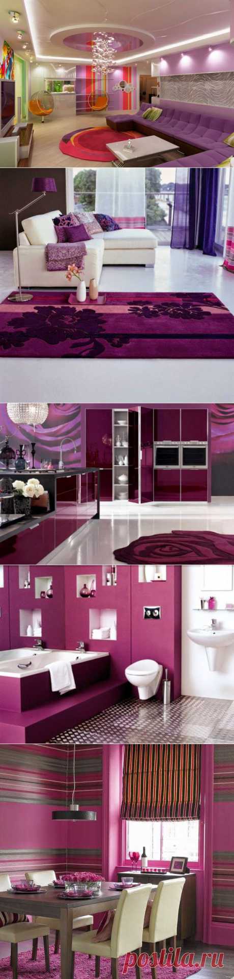 Violet interior design ideas