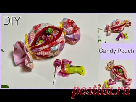 キャンディポーチ作り方, How To Make Candy Pouch , Fun Item, Easy Sewing Tutorials, diy
