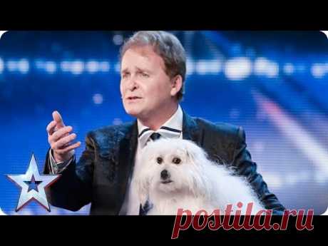 Marc Métral and his talking dog Wendy wow the judges | Audition Week 1 | Britain's Got Talent 2015