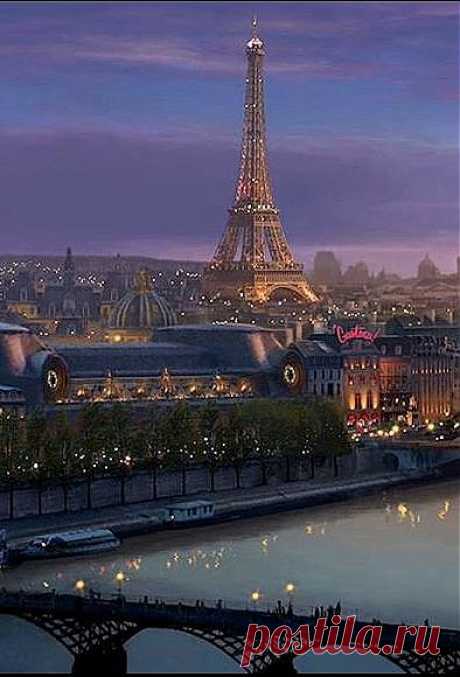 Paris at dusk | France mon amour