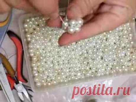 How to make a pearl beaded bead Tutorial   jennings644