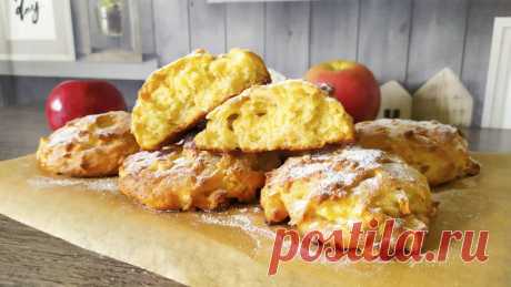 Быстрые яблочно-творожные булочки с корицей – пошаговый рецепт с фотографиями