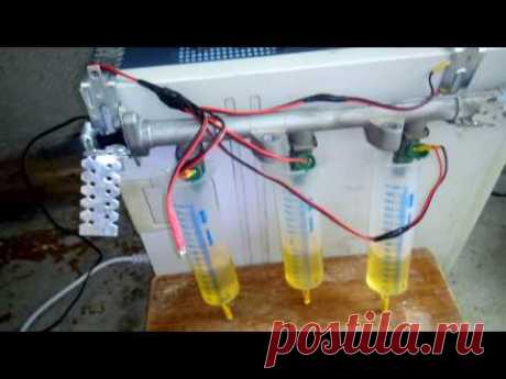 Стенд для промывки форсунок своими руками.