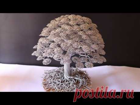 Bonsai Wire Tree Tutorial) Cara Membuat Bonsai BERINGIN Dari KAWAT ALUMINIUM