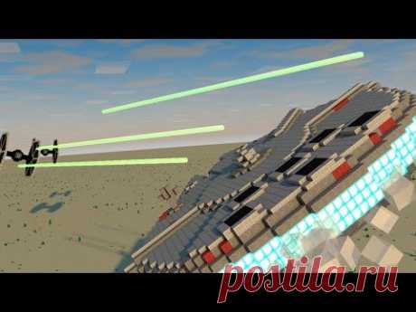Star Wars VII The Force Awakes Animated! (Minecraft Animation)