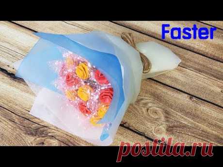 ABC TV | How To Make Flower Bouquet From Drinking Straw (Faster) - Craft tutorial