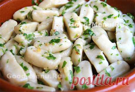 Постные галушки с картошкой - рецепт с пошаговыми фото