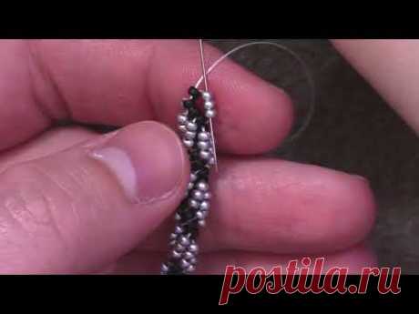 Learn the Basics of the Spiral Rope Stitch - A Beginner Beading Tutorial by Aura Crystals