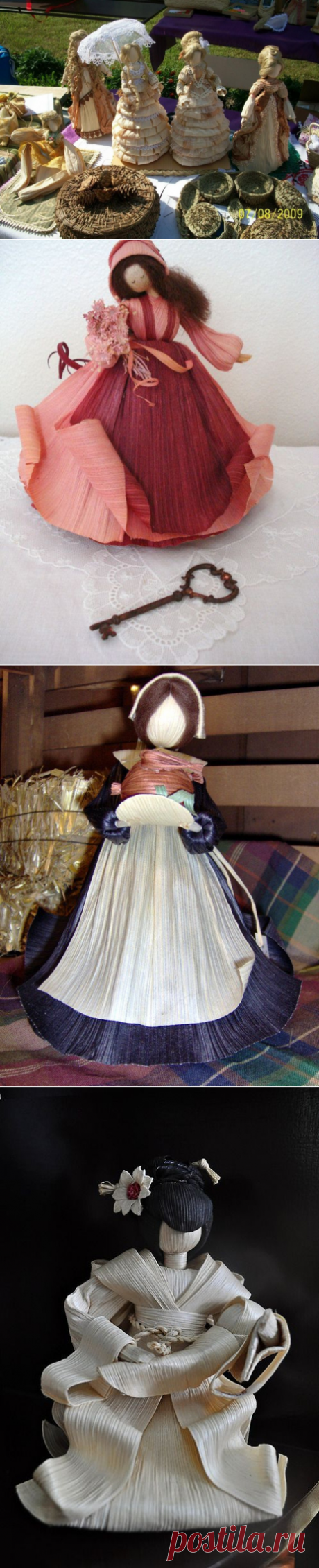 Куклы из кукурузных листьев ( из талаша) — Рукоделие