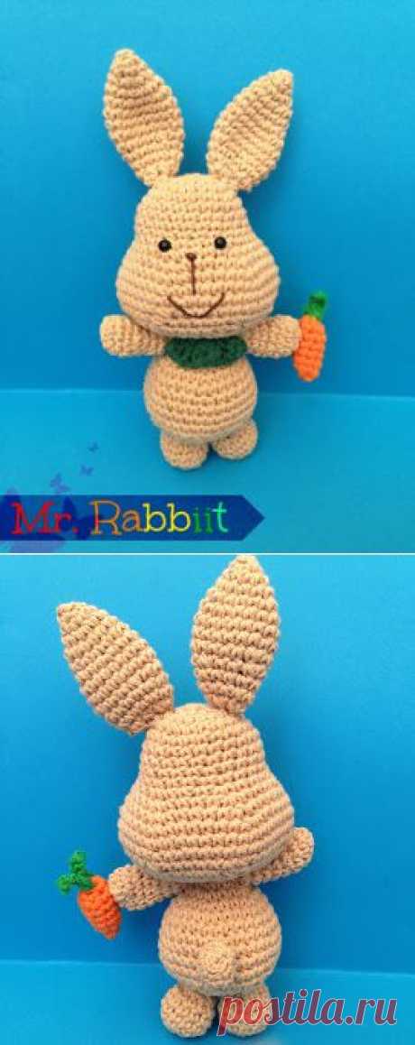 La Carmelita Amigurumi: Mr. Rabbit Amigurumi. Free Pattern