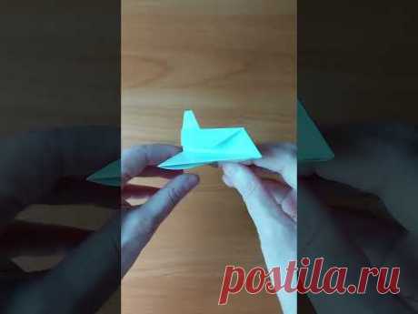 🛰️ Космический шаттл из бумаги, Origami Space Shuttle #shorts