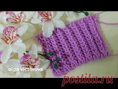 РЕЛЬЕФНЫЙ УЗОР СПИЦАМИ 1137 Узоры спицами KNITTING PATTERNS