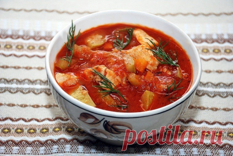 Как приготовить томатный суп - рецепт, ингридиенты и фотографии