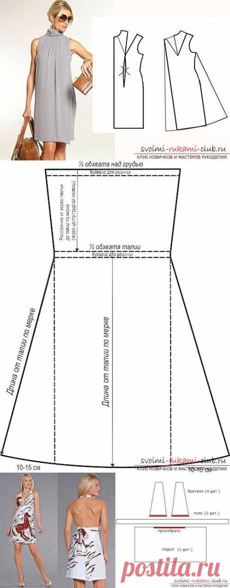 Научитесь делать выкройки различных моделей и фасонов летних платьев и сарафанов | svoimi-rukami-club.ru