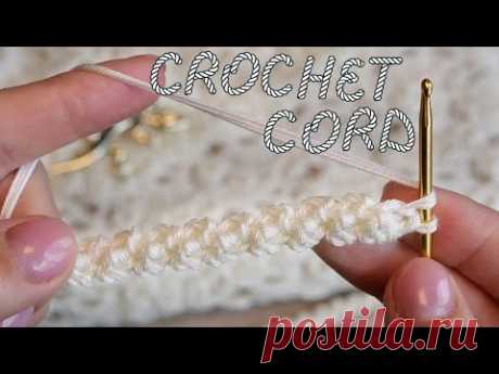 Объёмный шнур крючком 🧶 Crochet volume cord