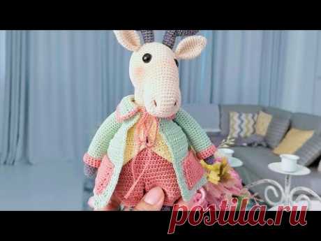 Crochet hooded jacket , winter jacket for small doll and amigurumi deer