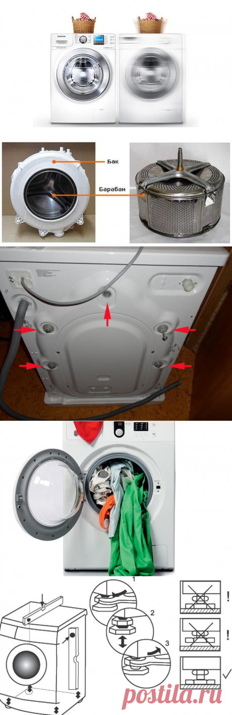 Почему стиральная машина трясется при отжимании и что делать?