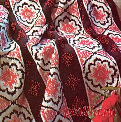 Modern Spanish Afghan PATTERN Crochet Blanket от PearlShoreCat