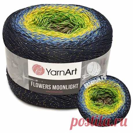Пряжа YarnArt Flowers Moonlight – купить по самой низкой цене: 577 руб. в интернет-магазине Вязаный.рф
