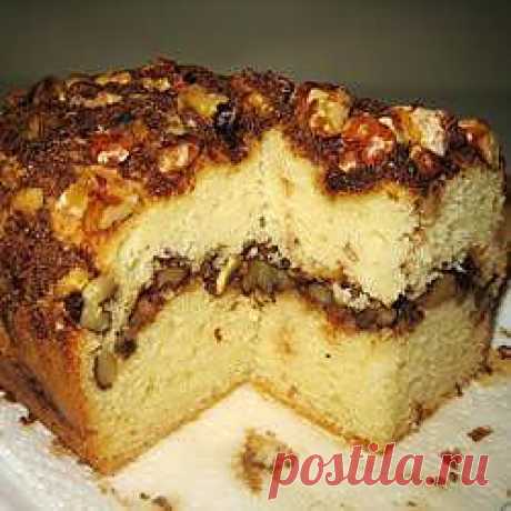 Рецепт: Быстрый пирог с корицей и орехами - все рецепты России