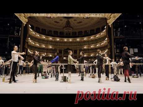 #Всемирныйденьбалетаутренний класс с Марсело Гомешем // Semperoper Ballett