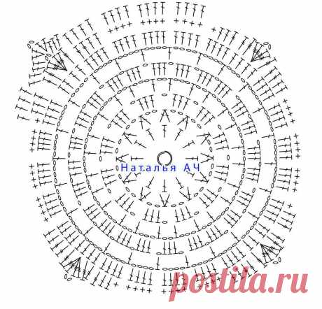 Плед Галактика крючком + Схема мотива + пошаговый Мастер-класс | Наталья Ач - Вяжем и отдыхаем | Яндекс Дзен