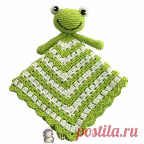 MADRES HIPERACTIVAS: manualidades y DIY con y para niños: Manta de Apego Ranita a Crochet, Patrón Gratis