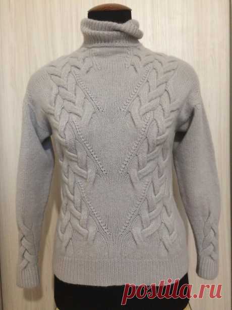 спрашивали схему вязания красивого пуловера с диагональными косами Susan от Iris von Arnim-выставляю, может кому пригодится!