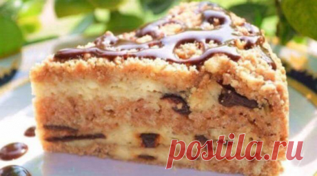 Простой и вкусный пирог с творогом и черносливом — Лайм